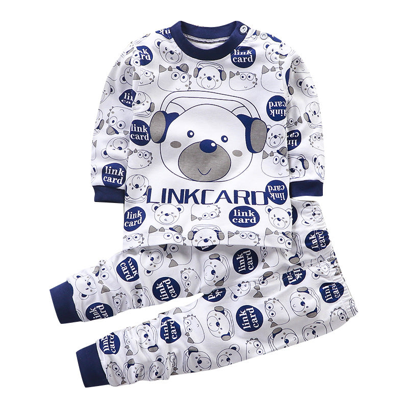 Cotton Baby Clothes Set for Kids - Autumn Pajamas