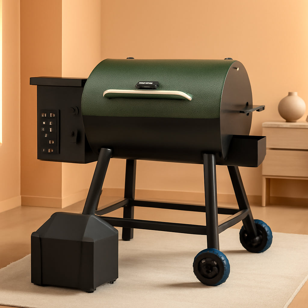 Electric Pellet Grill Smoker 8in1 PID Temperature Control-0