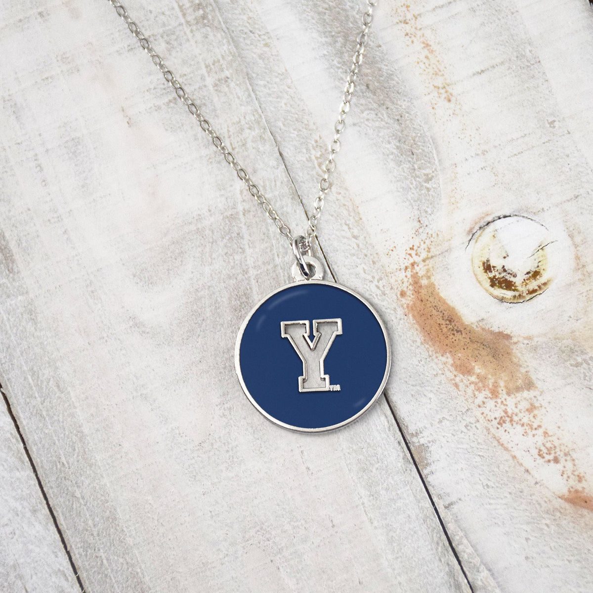 BYU Y Cutout Necklace-1