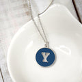 BYU Y Cutout Necklace-0