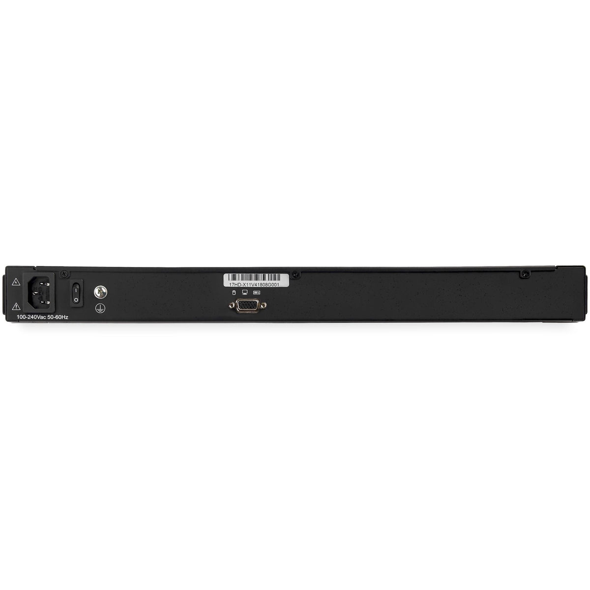 Star Tech Rackmount KVM Console HD 1080p - Single Port VGA KVM with 17" LCD Monitor for Server Rack - Fully Featured 1U LCD KVM Drawer w/Cables & Hardware - USB Support - 50,000 MTBF