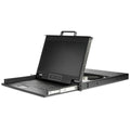 Star Tech Rackmount KVM Console HD 1080p - Single Port VGA KVM with 17" LCD Monitor for Server Rack - Fully Featured 1U LCD KVM Drawer w/Cables & Hardware - USB Support - 50,000 MTBF
