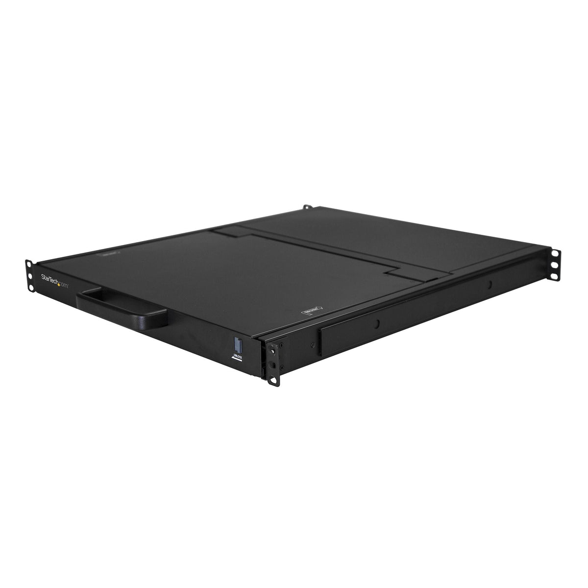 Star Tech Rackmount KVM Console HD 1080p - Single Port VGA KVM with 17" LCD Monitor for Server Rack - Fully Featured 1U LCD KVM Drawer w/Cables & Hardware - USB Support - 50,000 MTBF