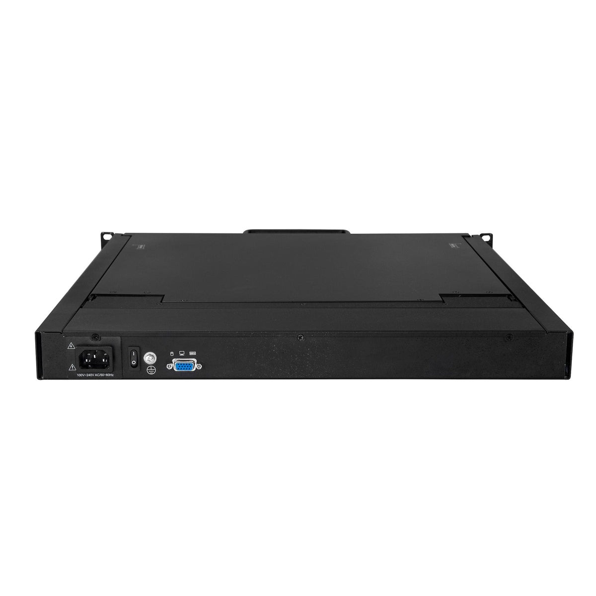 Star Tech Rackmount KVM Console - Single Port VGA KVM with 19" LCD Monitor for Server Rack - Fully Featured Universal 1U LCD KVM Drawer w/Cables & Hardware - USB Support - 50,000 MTBF