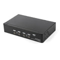Star Tech 4 Port DisplayPort KVM Switch - 4K 60Hz - Single Display - Dual Port UHD DP 1.2 USB KVM Switch with Integrated USB 2.0 Hub & Audio - Dell, HP, Apple, Lenovo - TAA Compliant