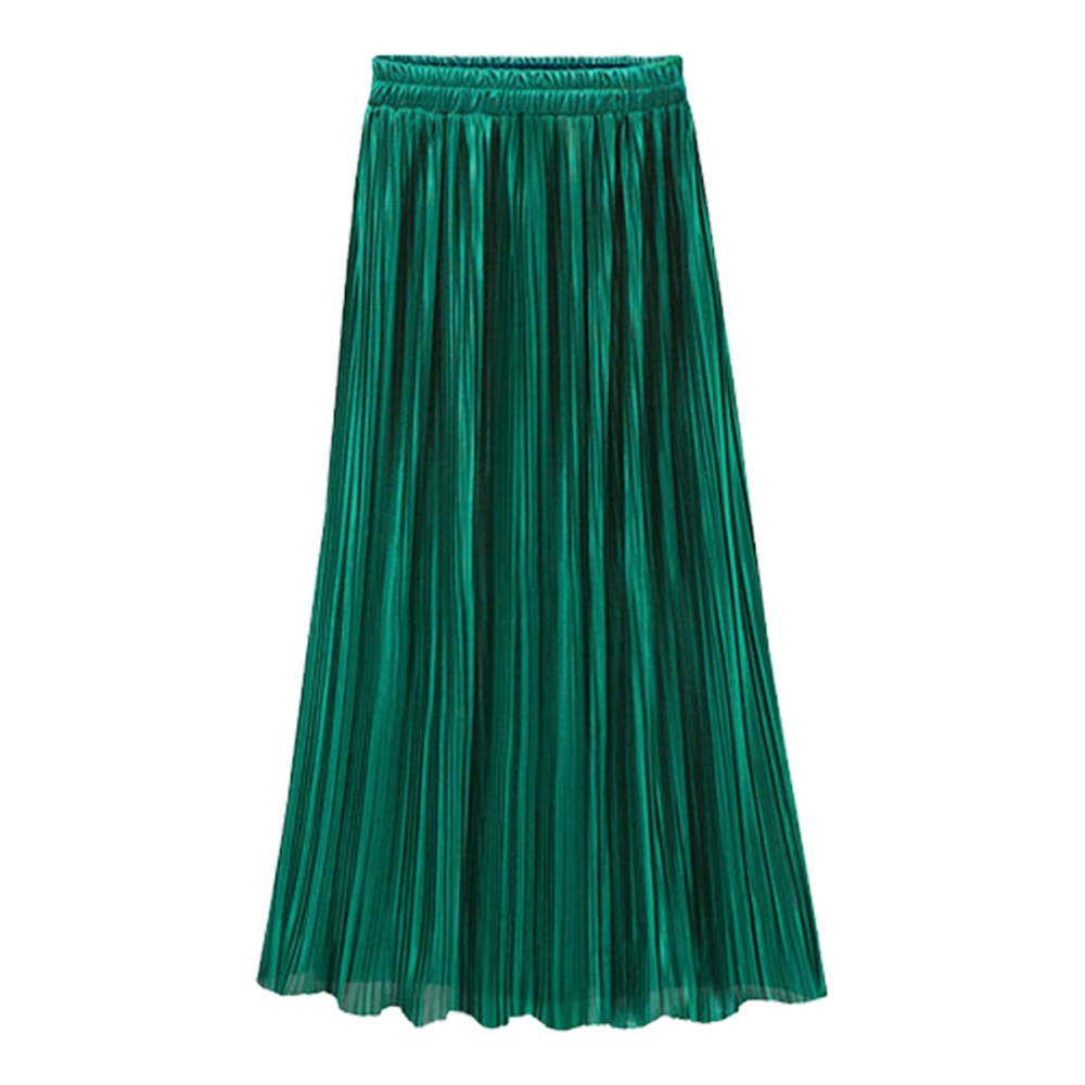 Pleated Midi Skirt, Half Skirt, Accordion Skirt