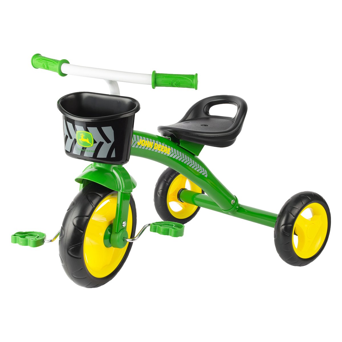 NNEDPE John Deere Green Steel Tricycle Ride On Toy 46790-0