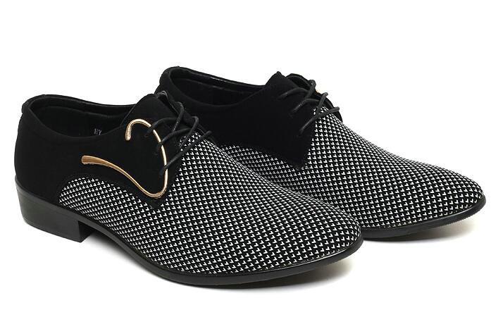 Men's Pointed Toe Leather Shoes for Cross-Border E-commerce