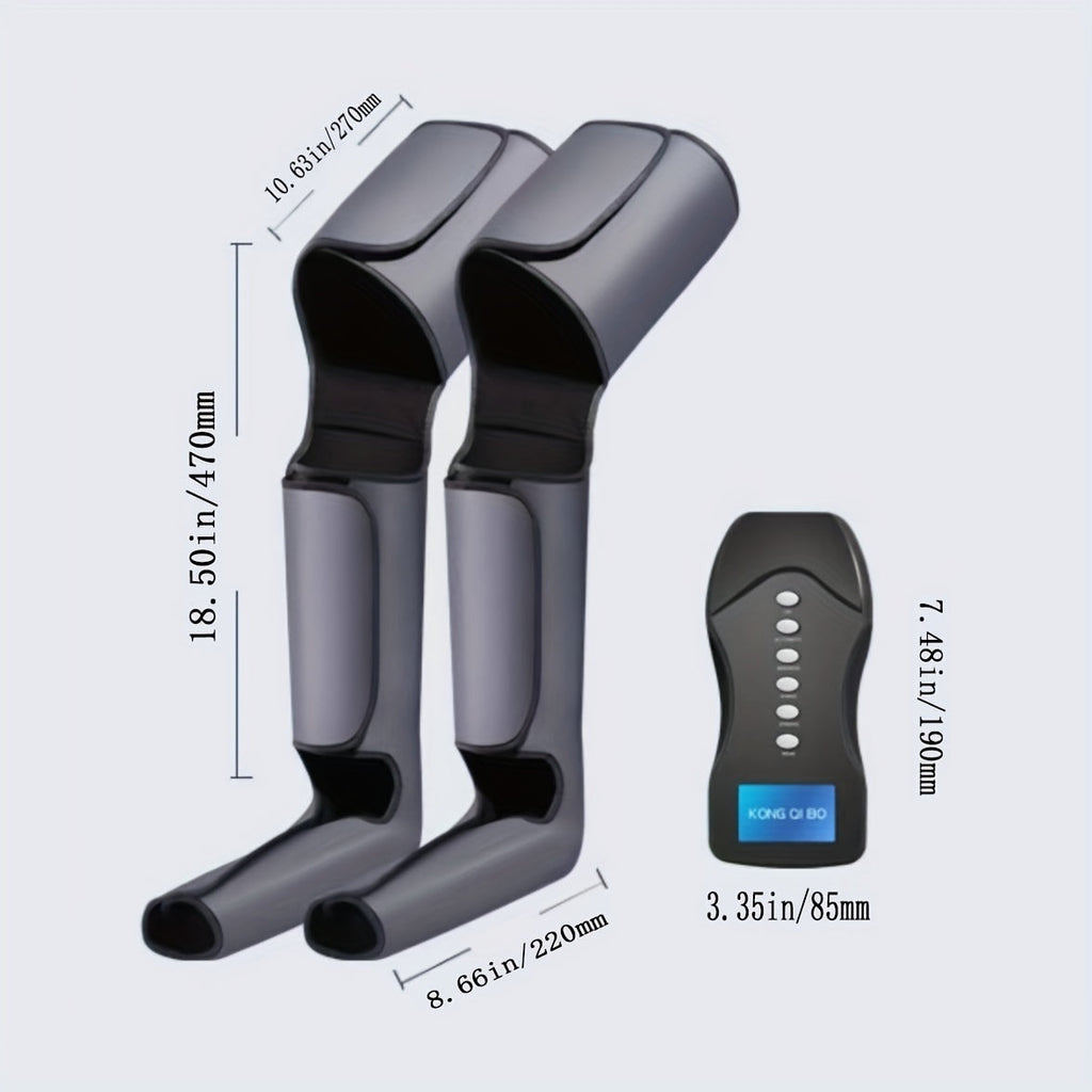 NNETM USB-Powered Electric Leg & Foot Massager with Air Compression(Grey)-1