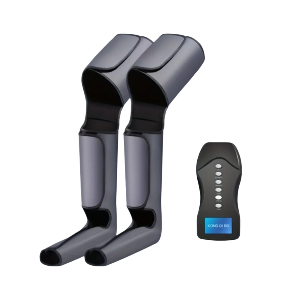 NNETM USB-Powered Electric Leg & Foot Massager with Air Compression(Grey)-0