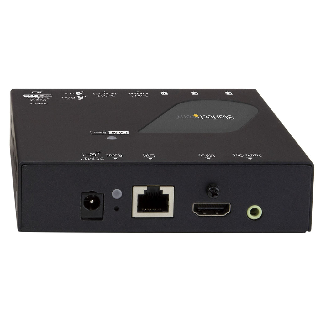 Star Tech 4K HDMI over IP Receiver for ST12MHDLAN4K, IP Extender with Video Control App, Support for AVoIP Video Wall - TAA