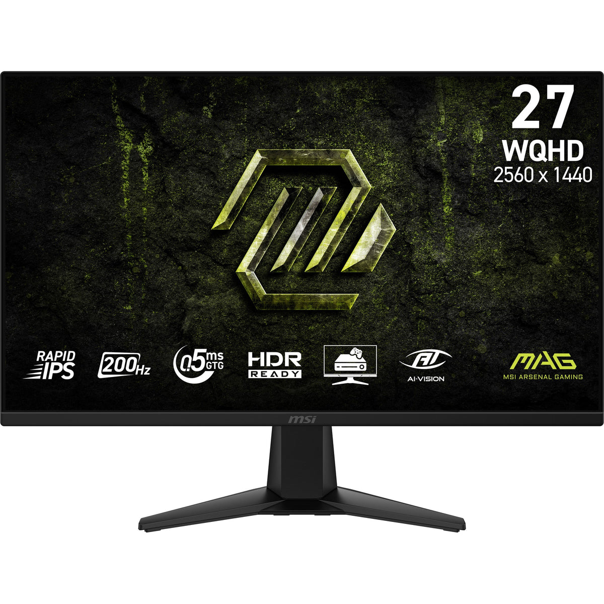 MSI MAG 275QF E20 computer monitor 68.6 cm (27") 2560 x 1440 pixels Wide Quad HD LCD Black
