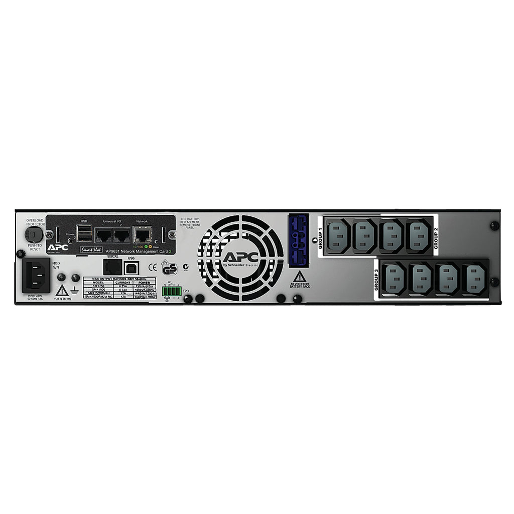 APC Smart-UPS X SMX1500RMI2UNC - 1500VA, 8x C13 output, USB, expandable runtime, NMC