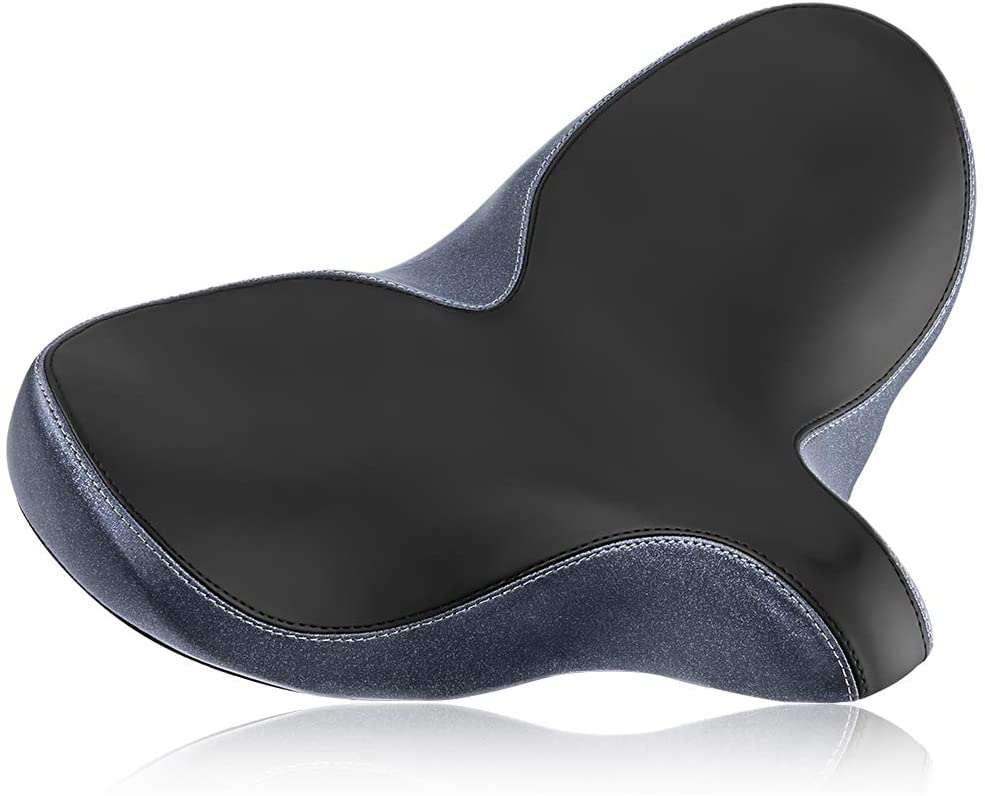 YS 3, YLG Oversized Comfort Bike Saddle Memory Foam, Waterproof, 13.5"W For Outdoor Bike-0
