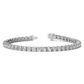 6.5 CTW Lab Grown Diamond (G/VS) Tennis Bracelet in Choice of 14k White or Yellow Gold - AGI Certified-0
