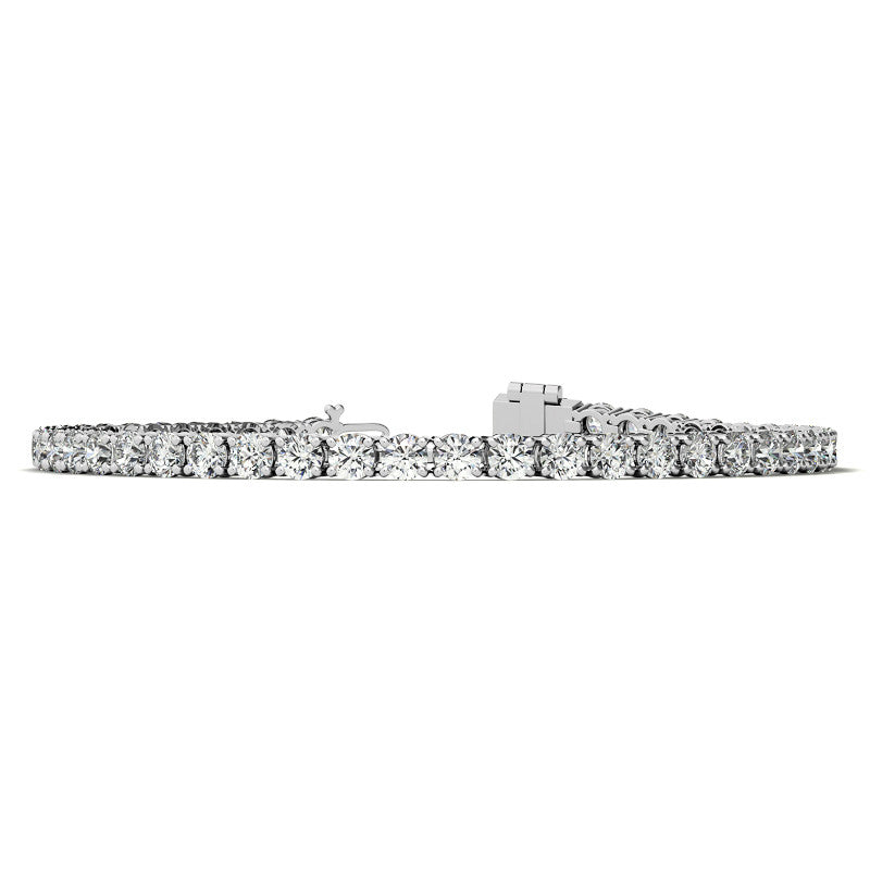 6.5 CTW Lab Grown Diamond (G/VS) Tennis Bracelet in Choice of 14k White or Yellow Gold - AGI Certified-3