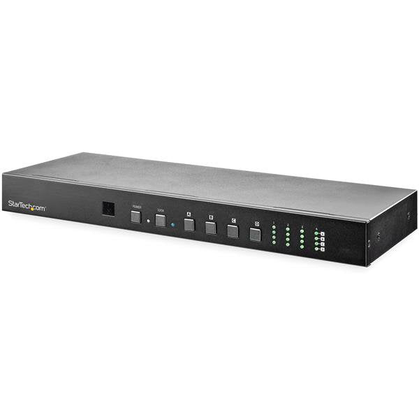 Star Tech 4x4 HDMI Matrix Switch with Audio and Ethernet Control - 4K 60Hz