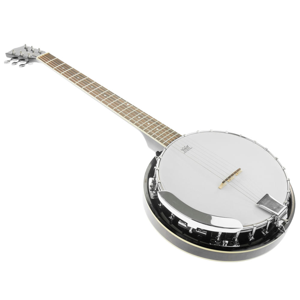 NNEDPE Karrera 6 String Resonator Banjo -  Black-3