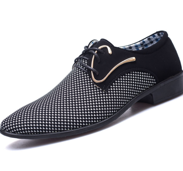Men's Pointed Toe Leather Shoes for Cross-Border E-commerce