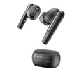 HP Poly Voyager Free 60+ UC Carbon Black Earbuds +BT700 USB-C Adapter +Touchscreen Charge Case