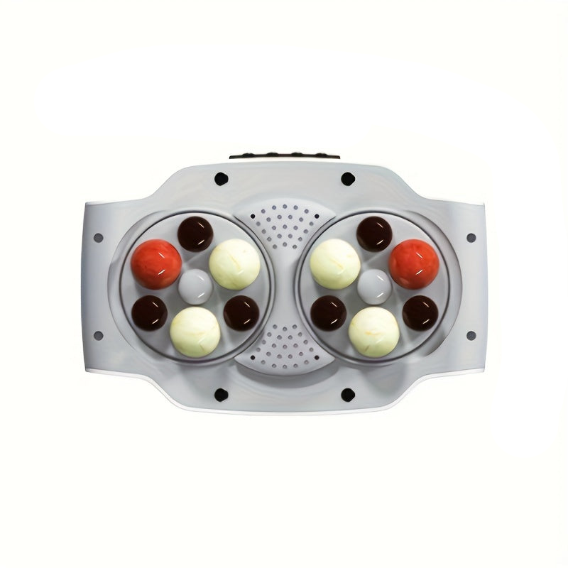 NNETM USB-Rechargeable Abdominal Massager with Stone Kneading(White)-0