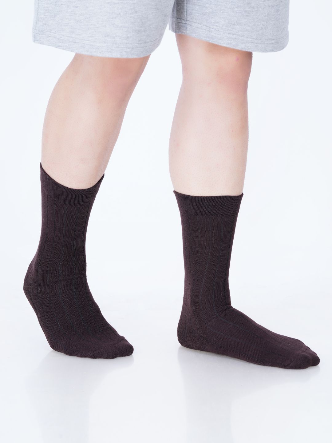 Comfortable men’s dress socks with stretch fit and soft fabric