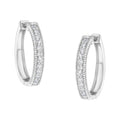 10KT White Gold Diamond Hoop Earring (1.00 cttw, H-I Color, I1-I2 Clarity)-0