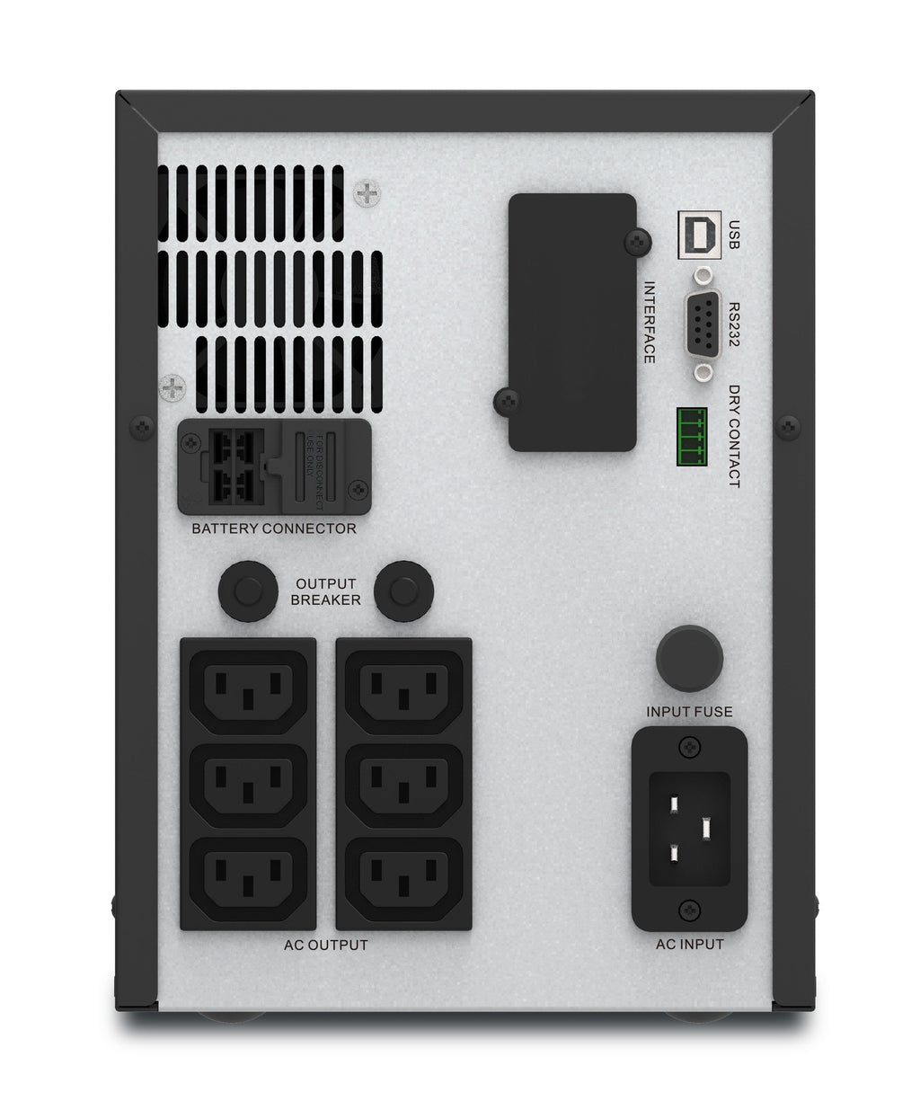 APC Easy UPS 1 Ph Line Interactive, 3kVA, Tower, 230V, 6 IEC C13 outlets, AVR, Dry Contact, LCD, W/O Network Card support
