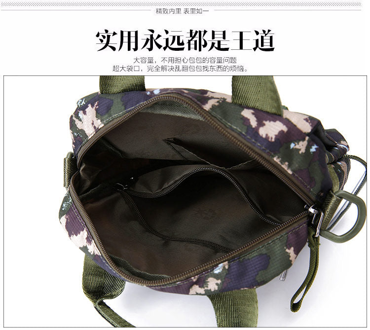 Wholesale Men's Portable Crossbody Bag, Casual Shoulder Bag, Outdoor Waterproof Cloth Bag, Sports Travel Bag, Cross-Border Supply
