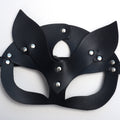 Halloween Festival Fox Leather Mask with Rhinestones