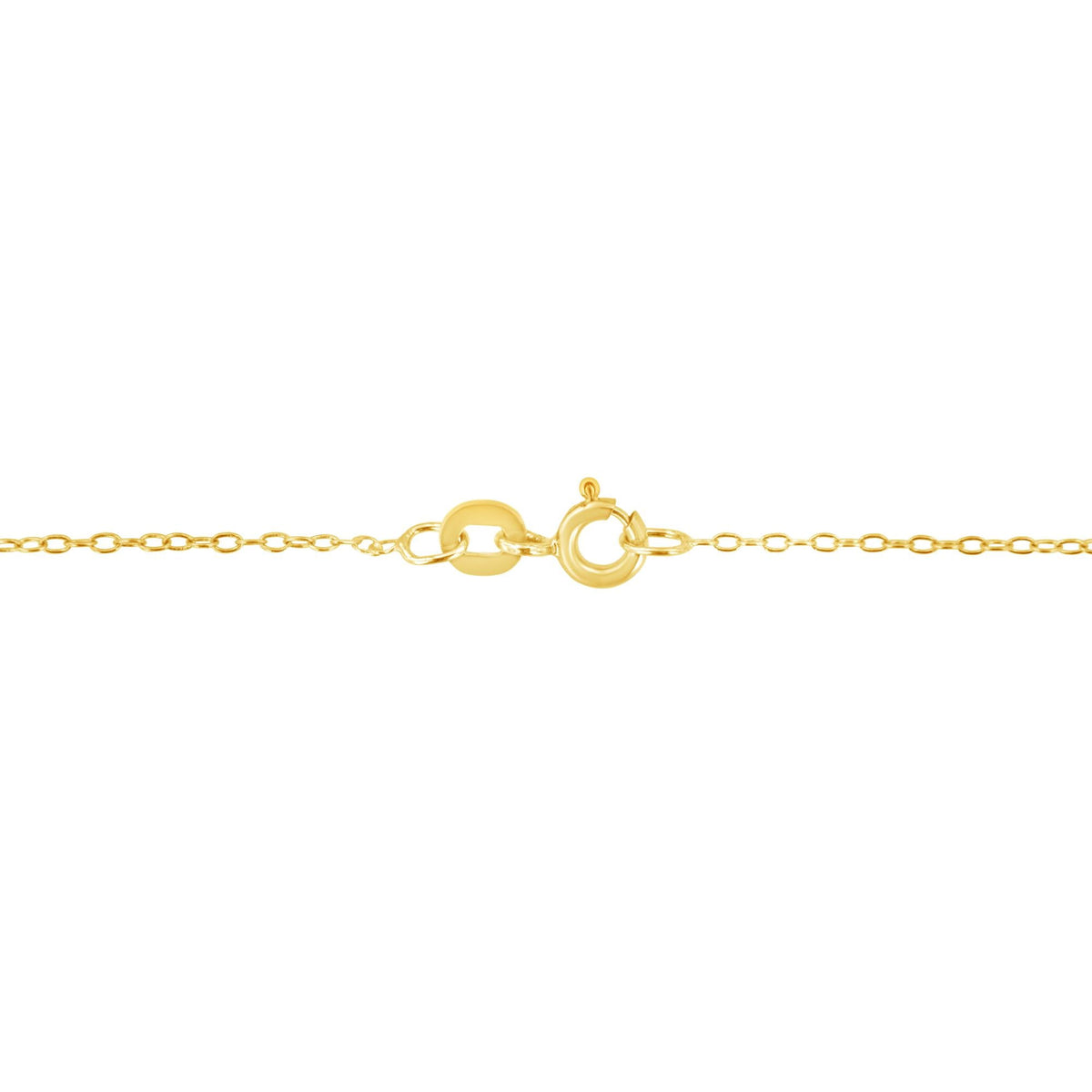 14K Yellow Gold 1/2 Cttw Martini Set Lab Grown Yellow Diamond Solitaire 18" Pendant Necklace (Yellow Color, VS2-SI1 Clarity)-3