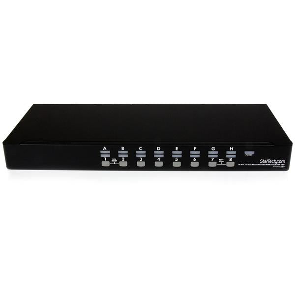 Star Tech 16 Port 1U Rackmount USB KVM Switch Kit with OSD and Cables