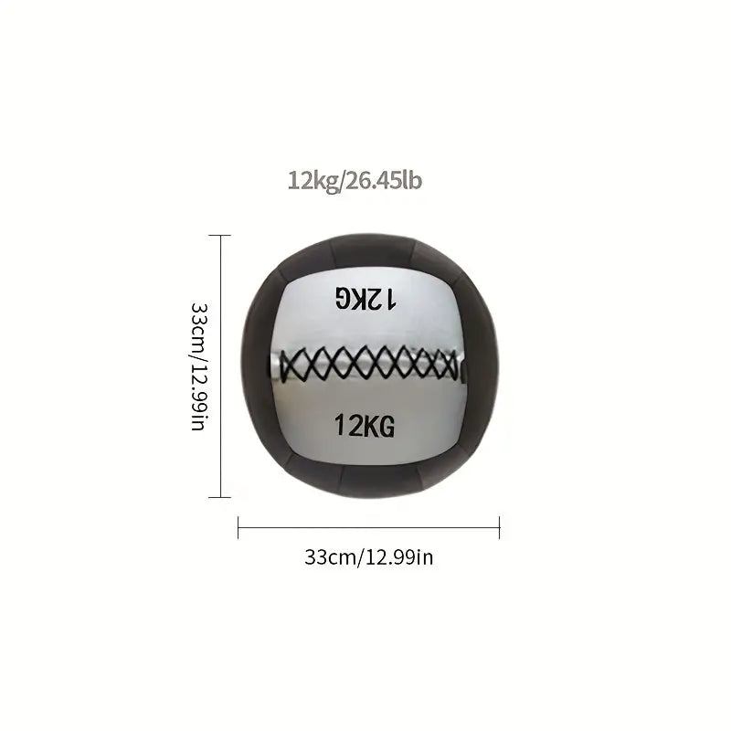 NNETM 12kg Non-Slip Fitness Ball Filled with High Elastic Cotton Yarn-3