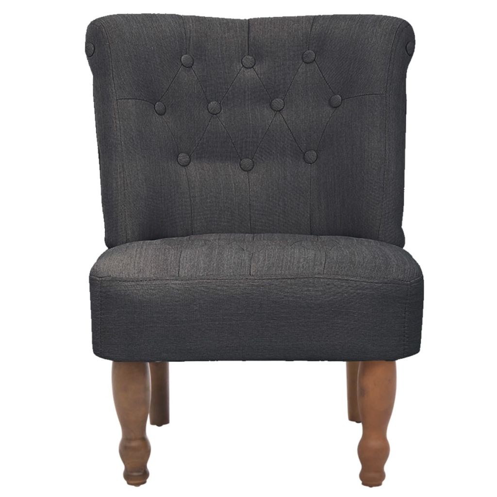 NNEVL French Chair Grey Fabric-2