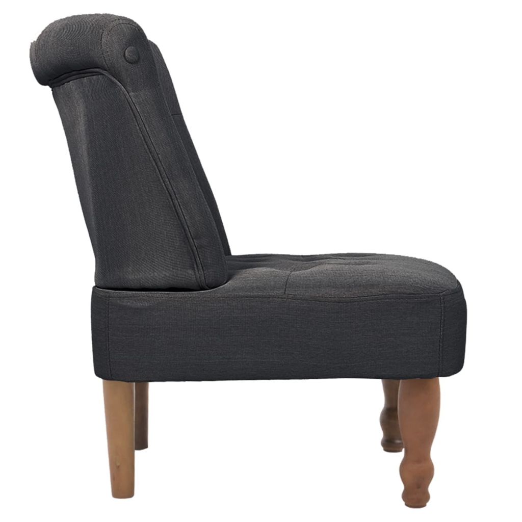 NNEVL French Chair Grey Fabric-3