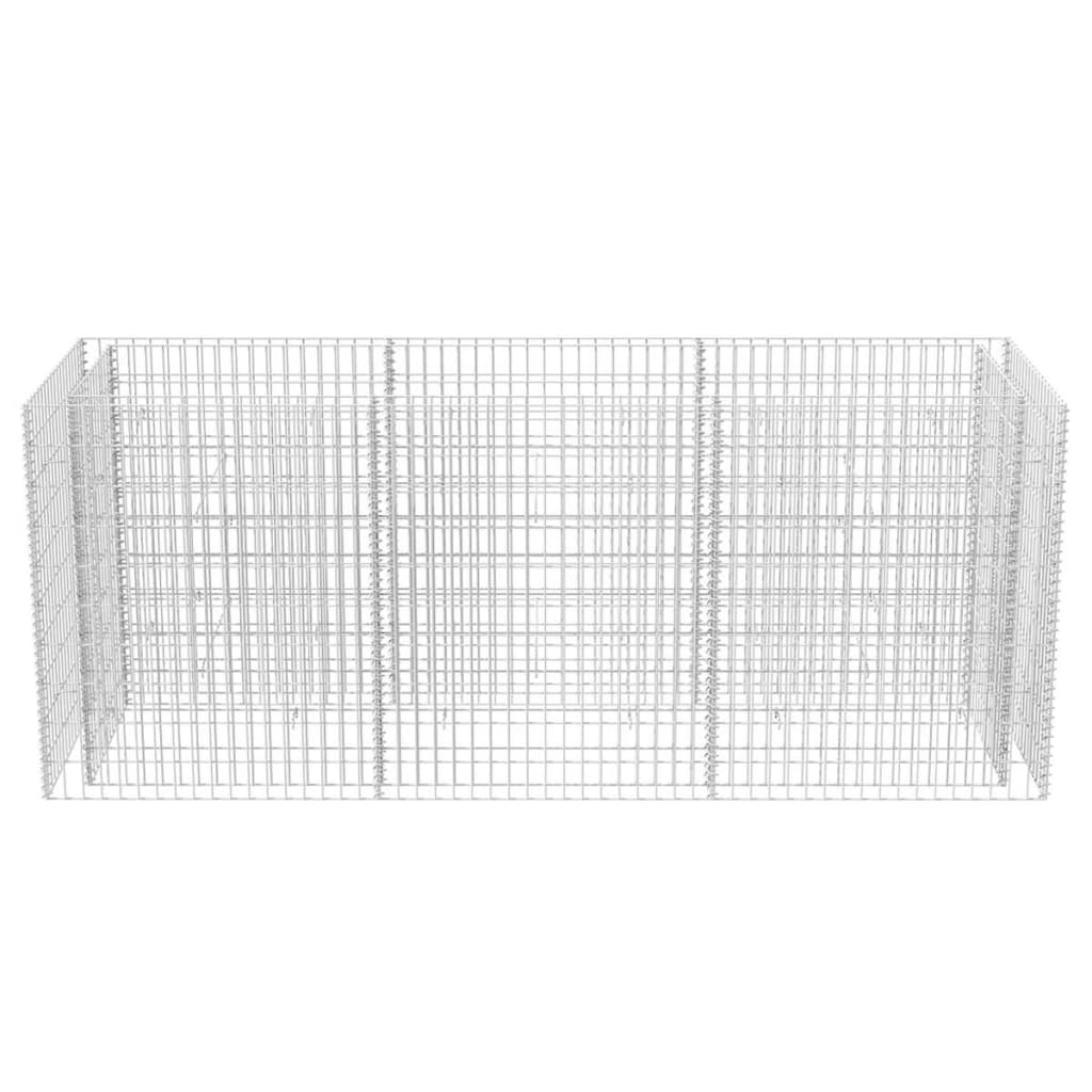 NNEVL Gabion Raised Bed Steel 270x90x100 cm-3