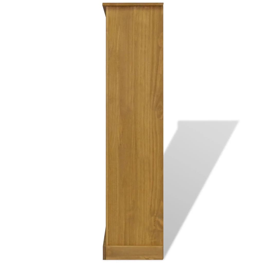 NNEVL 4-Tier Bookcase Mexican Pine Corona Range 81x29x150 cm-3