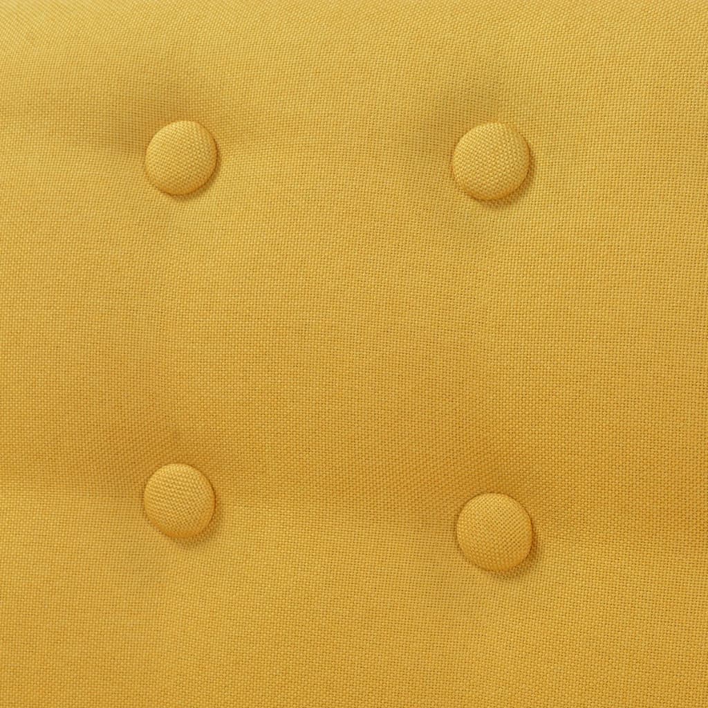 NNEVL Armchair Yellow Fabric-2