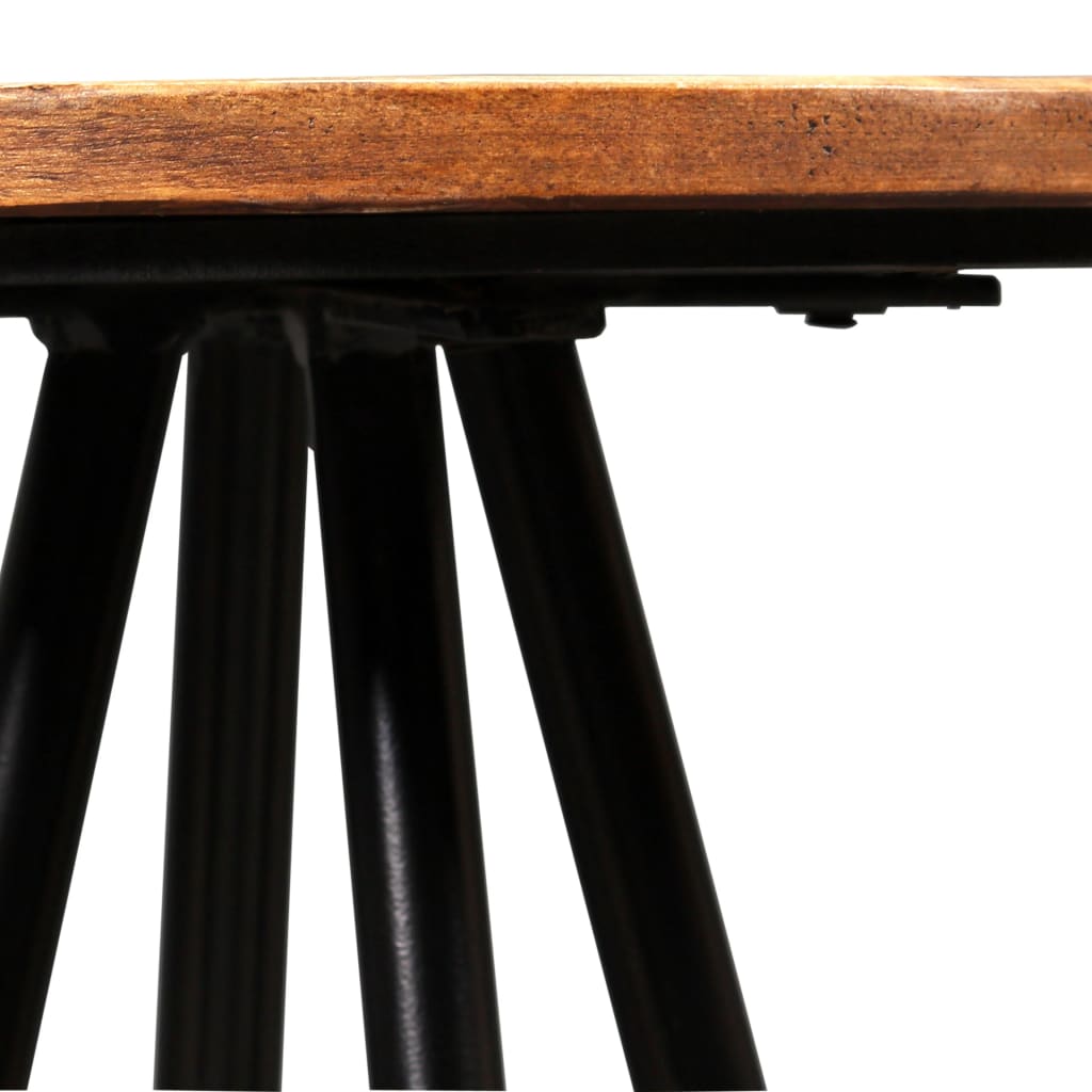 NNEVL Bar Stools 4 pcs Solid Reclaimed Wood-4