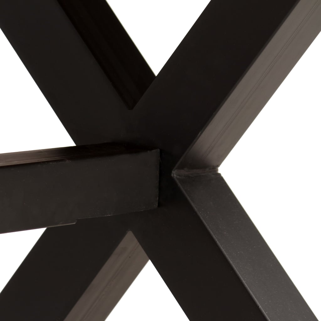 NNEVL Dining Table Solid Acacia and Mango Wood 180x90x76 cm-4
