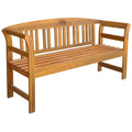NNEVL Garden Bench 157 cm Solid Acacia Wood-0