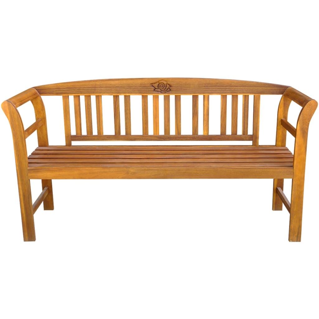 NNEVL Garden Bench 157 cm Solid Acacia Wood-1