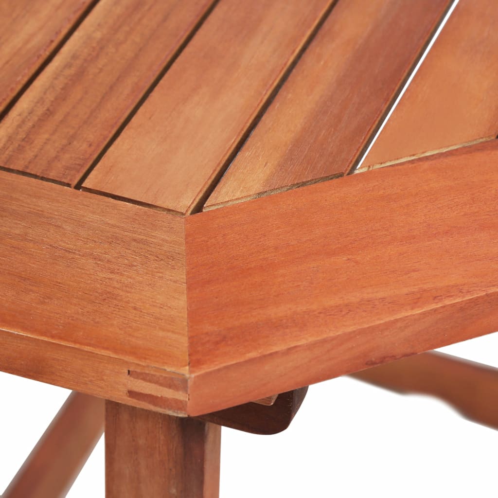 NNEVL 2 Piece Bistro Set Solid Acacia Wood-4