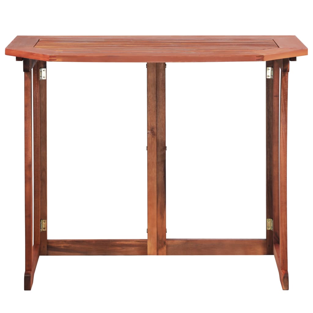 NNEVL Bistro Table 90x50x75 cm Solid Acacia Wood-2