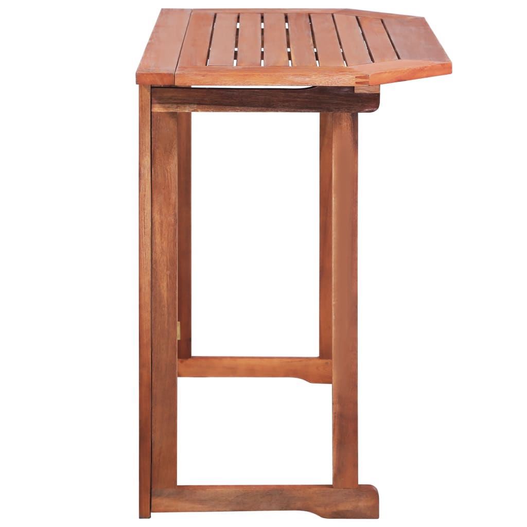NNEVL Bistro Table 90x50x75 cm Solid Acacia Wood-3