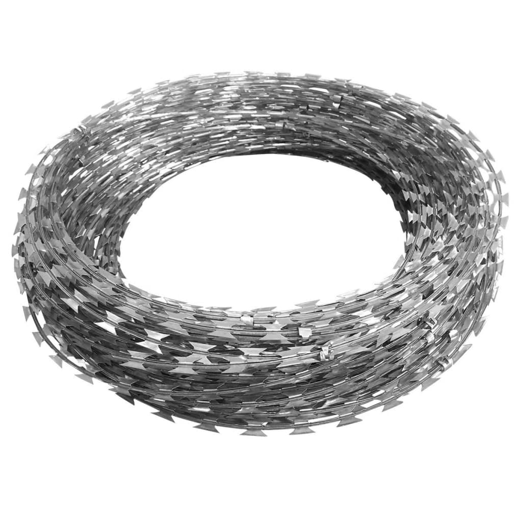 NNEVL Clipped Concertina NATO Razor Wire Galvanised Steel 300 m-1