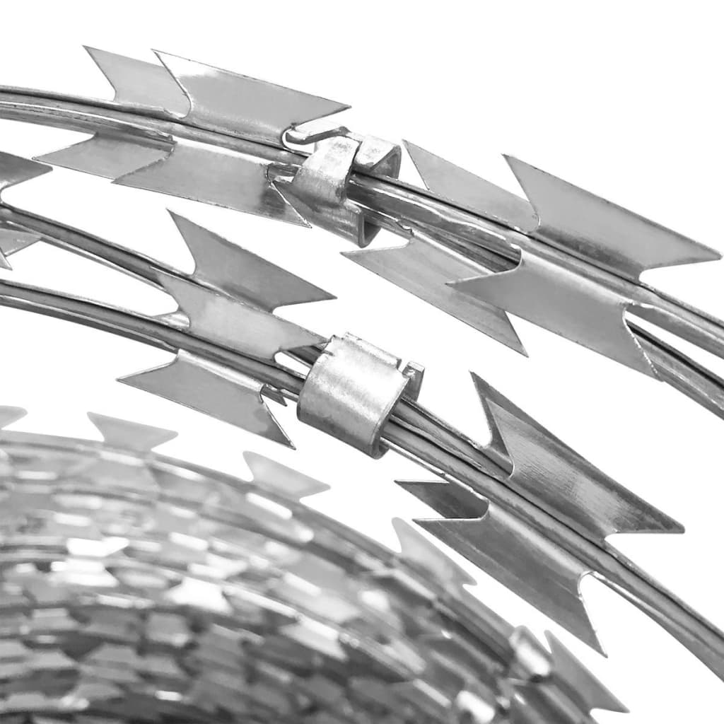 NNEVL Clipped Concertina NATO Razor Wire Galvanised Steel 300 m-2