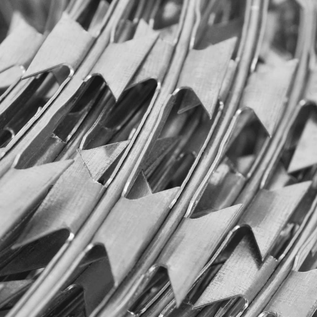NNEVL Clipped Concertina NATO Razor Wire Galvanised Steel 300 m-4