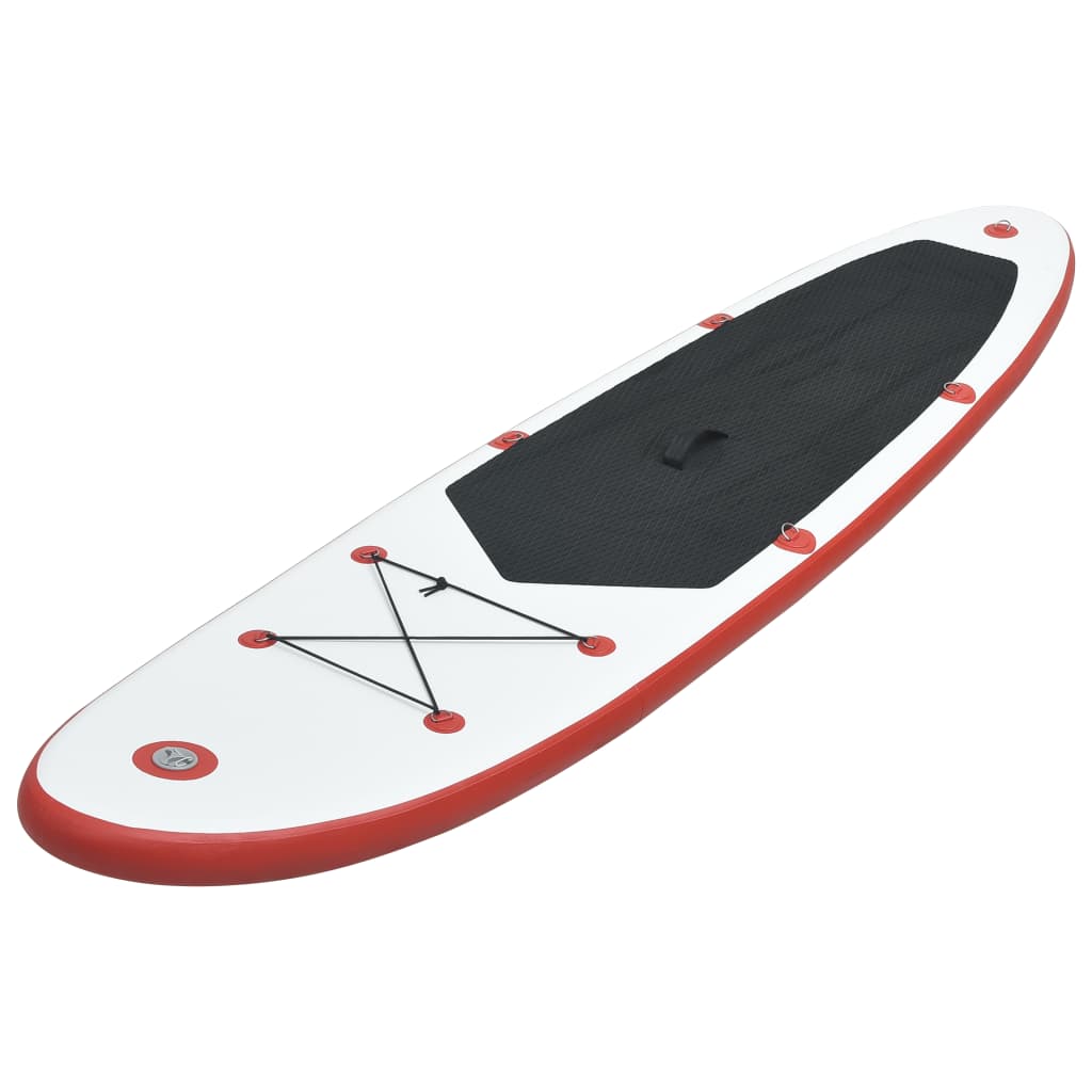NNEVL Inflatable Stand Up Paddleboard Set Red and White-1