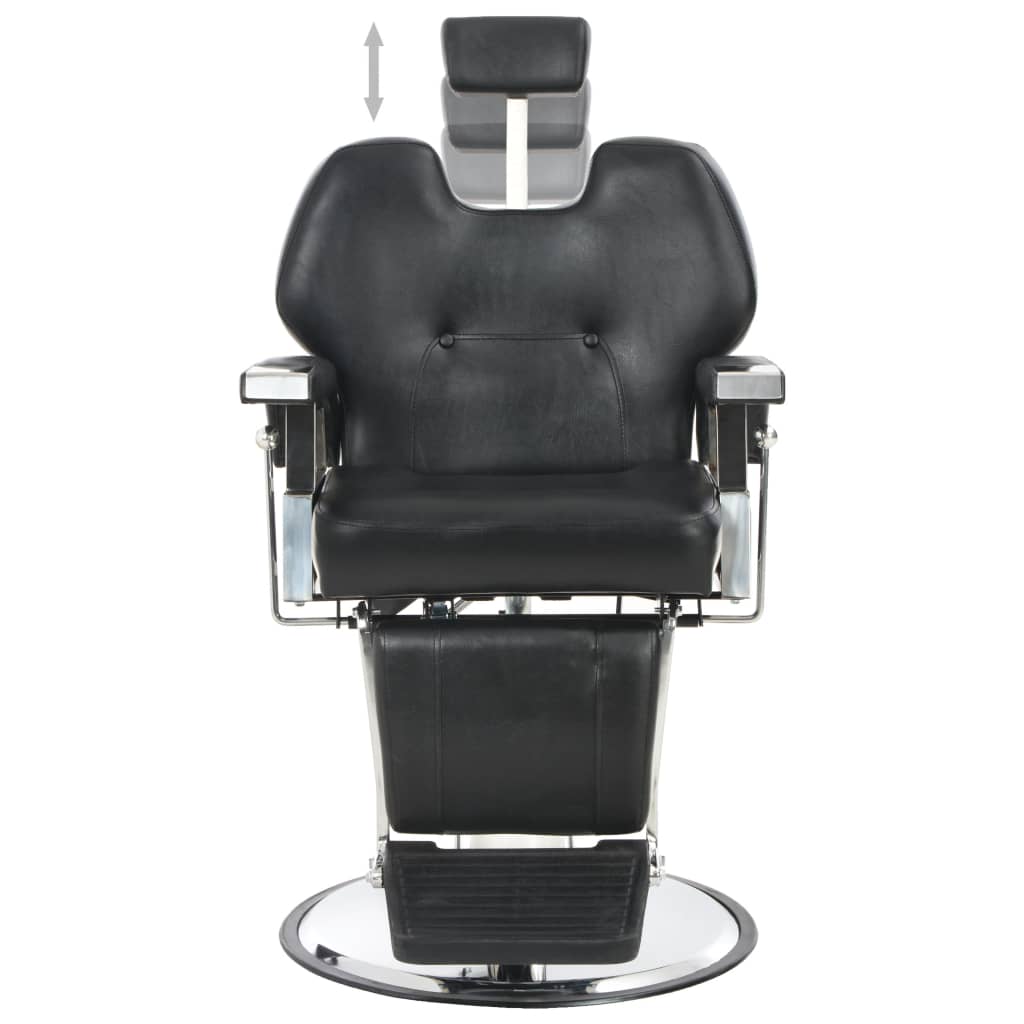 NNEVL Barber Chair Black 72x68x98 cm Faux Leather-4
